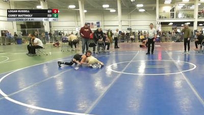 88 lbs Consi Of 8 #1 - Logan Russell, Refinery WC vs Corey Mattingly, Fisheye WC
