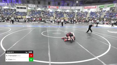 80 lbs Consi Of 4 - Braden Thompson, Colorado Outlaws vs Keyton Elam, Athlos Wrestling
