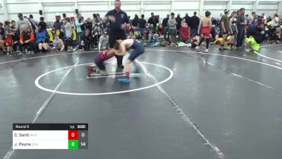 75 lbs Round 3 - Colson Santi, 84 Athletes vs Jeremiah Payne, CP Elite