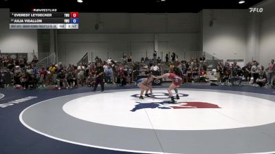 Senior Women Freestyle FS - 55 lbs Champ. Round 2 - Everest Leydecker, Thorobred Wrestling Club vs Julia Vidallon, Valley Wrestling Club