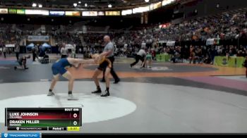 126 lbs Cons. Round 2 - Luke Johnson, Columbia vs Draken Miller, Meridian