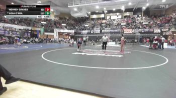 170 lbs Champ. Round 1 - Nevaeh Graves, Hoisington HS vs Lola O`Neil, Sabetha Hs