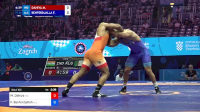 86 kg Repechage #3 - Mukul Dahiya, India vs Fateh Benferdjallah, Algeria