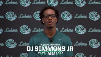 Roosevelt Football Is Bringing The Dog | DJ Simmons Jr Interview