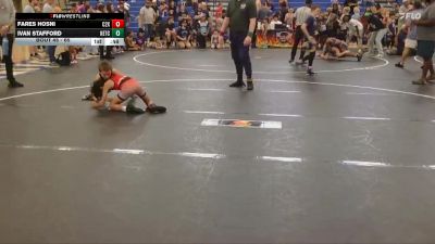 65 lbs Round 2 - Ivan Stafford, KC Elite Training Center vs Fares Hosni, C2X