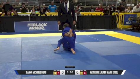 Katherine Lauren Marie Eybel vs Gianna Michelle Dilag 2025 Pan Kids Jiu-Jitsu IBJJF Championship