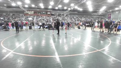 49 lbs Champ. Round 1 - Ella Slatter, Mt Spokane Wrestling Club vs Braleigh Fonger, Kaizen