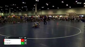 120 lbs Round 4 (10 Team) - Matthew Kempf, Terre Haute North vs Kayden Daring, Indiana Smackdown White