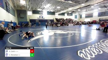 126 lbs Quarterfinal - Gianni Ciotti, Plymouth vs Cam Monahan, Salem