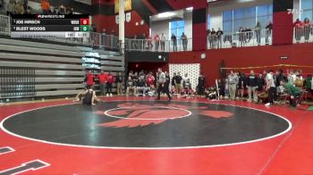 157 lbs 1st Place Match - Joe Hirsch, Western Dubuque vs Blest Woods, Iowa City, West