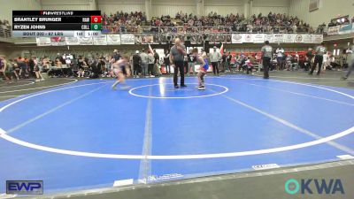 67 lbs Round Of 16 - Brantley Brunger, Raw Wrestling Club vs Ryzen Johns, Collinsville Cardinal Youth Wrestling