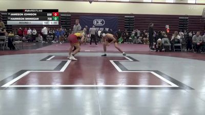 175 lbs Round 1 - Harrison Brinegar, PCM, Monroe vs Jameson Johnson, Denver