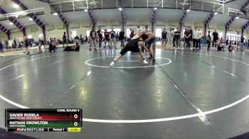 133 lbs Cons. Round 4 - Xavier Rodela, Unattached Westliberty vs Nathan Knowlton, Unattached