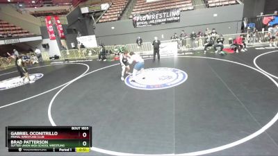 215 lbs Cons. Round 3 - Gabriel Oconitrillo, Primal Wrestling Club vs Brad Patterson, Sutter Union High School Wrestling