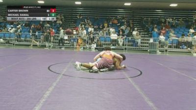 285 lbs Round Of 32 - Carter Brown, MO vs Michael Danial, IL