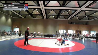 105 lbs Cons. Semis - Shea Colleran, IL vs Beckett Loughren, IA