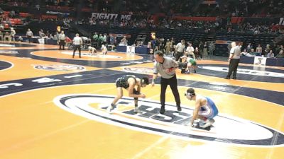 3A 138 lbs Quarterfinal - Mikey Polyakov, Lincolnshire (Stevenson) vs Zach Stewart, Aurora (Marmion Academy)