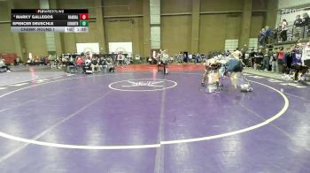 190 lbs Champ. Round 1 - Spencer Deuschle, Liberty North vs Marky Gallegos, Randall