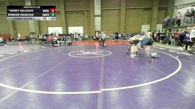 190 lbs Champ. Round 1 - Spencer Deuschle, Liberty North vs Marky Gallegos, Randall