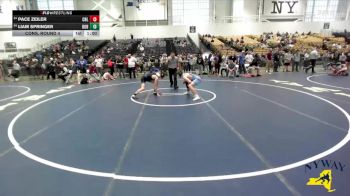145 lbs Cons. Round 4 - Liam Springer, Club Not Listed vs Pace Zeiler, Club Not Listed
