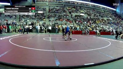 132 lbs Champ. Round 1 - Drew Waldon, Dekalb vs X`Avion Ford, Kokomo