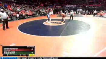 1A 220 lbs Cons. Round 3 - Hunter Cannon, Hoopeston vs Brock Wood, Richmond (Burton)