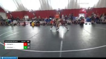 170 lbs Quarterfinals (8 Team) - Lance Gallagher, Grant Community vs Chance Abraham, Pequot Lakes/Pine River Backus A