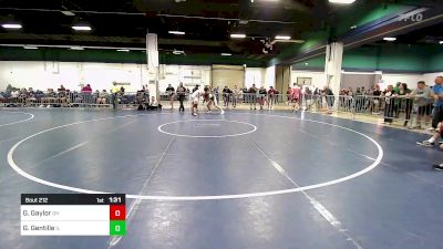 215 lbs Consi Of 32 #2 - Gavin Gaylor, OH vs Gavin Gentille, IL