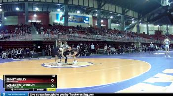 132 lbs Round 2 (4 Team) - Emmet Kelley, Hastings vs Caeleb Hutchinson, Manhattan HS