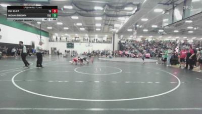 132 lbs Champ. Round 1 - Noah Brown, Team Missouri Select vs Eli Kult, The Hideout