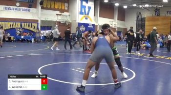 182 lbs Consolation - Chris Rodriguez, Gabrielino vs Braeden Williams, Slam Academy