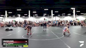 68 lbs Round 3 (8 Team) - Grayden Paris, U2 Upstate Uprising Blue vs Bryce Thomas, Team Smash