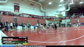 120 lbs Champ. Round 1 - Cohen Long, Invicta Wrestling Academy vs Brady Franks, Jennings County Wrestling Club