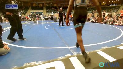 160 lbs Rr Rnd 1 - Brock Burcham, Coweta 12u vs Jarius Johnson, Tulsa Mafia Boys