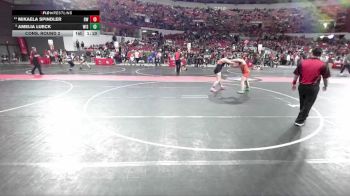 172 lbs Cons. Round 2 - Mikaela Spindler, Reedsville Wrestling vs Amelia Lueck, Wisconsin