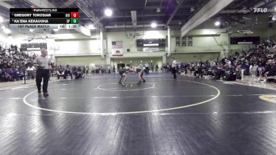 150 lbs 1st Place Match - Gregory Torosian, BIRMINGHAM vs Ka`ena Kekauoha, SAN PEDRO