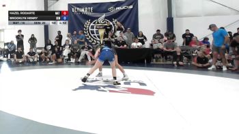 43 kg Final - Hazel Rodarte, Mat Demon - W vs Brooklyn Henry, Wyoming Seminary - W