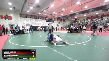 110 lbs 3rd Place Match - Kaeli Gonzalez, Corona Del Mar vs Alina Dablan, Buchanan