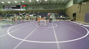 120 lbs Cons. Round 4 - Tealah Stevenson, Newcastle vs Hailey Wall, Worland