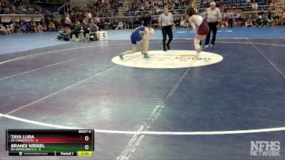 106 lbs Semis & 1st Wrestleback - Brandi Weigel, E4-Napoleon G-S vs Taya Lura, E2-Carrington