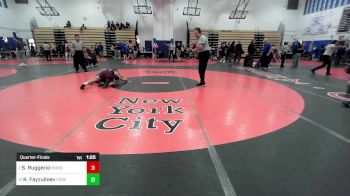 108 lbs Quarterfinal - Steve Ruggerio, Monsignor Farrell vs Khayrullo Fayzulloev, Forest Hills HS - PSAL