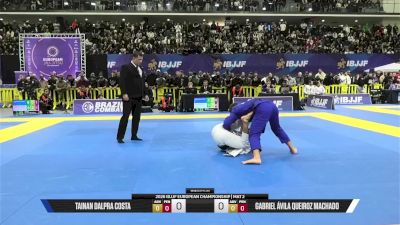 Gabriel Ávila Queiroz Machado vs Tainan Dalpra 2026 European Jiu-Jitsu IBJJF Championship