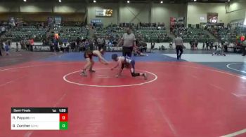 106 lbs Semifinal - Riley Pappas, The Shed vs Bo Zurcher, Salem Elite Mat Club