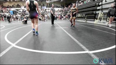 135 lbs Rr Rnd 2 - Kiya Hartfield 3, OKC Saints Wrestling vs Layla Brown, Standfast