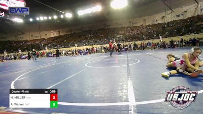 118 lbs Quarterfinal - Harley MILLER, Raw Wrestling Club vs Aspen Walker, Trailblazer Wrestling Club