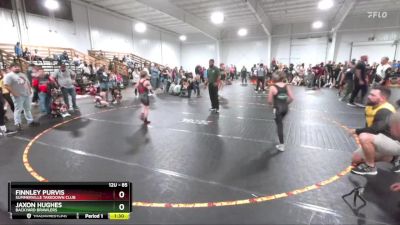 85 lbs Quarterfinal - Jaxon Hughes, Backyard Brawlers vs Finnley Purvis, Summerville Takedown Club