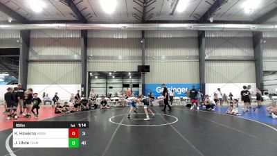 85 lbs Rr Rnd 3 - King Hawkins, Mat Assassins K8 B vs Jaden Uhde, Team Dynasty