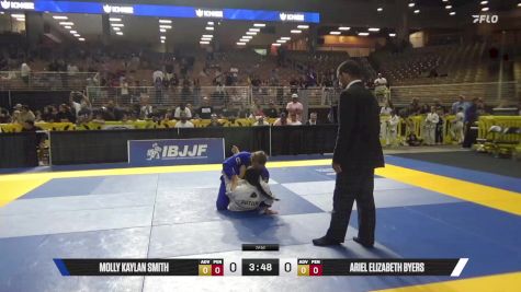 Ariel Elizabeth Byers vs Molly Kaylan Smith 2025 Pan Kids Jiu-Jitsu IBJJF Championship
