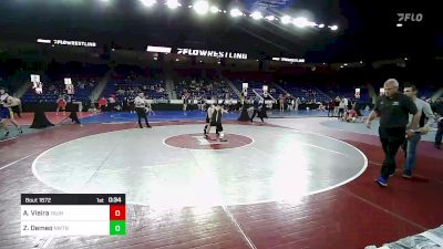 150 lbs Consi Of 32 #2 - Anthony Vieira, Taunton vs Zach Demeo, Newton North