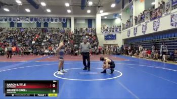 144 lbs Champ. Round 2 - Aaron Little, ELMWOOD vs Hayden Groll, NAPOLEON